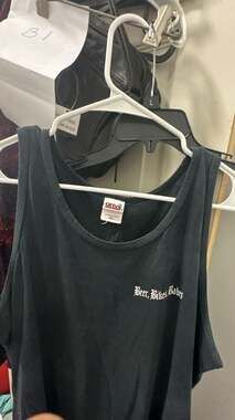 Vintage Anvil Reno's Saloon Chop Shop Tank Top Size XL